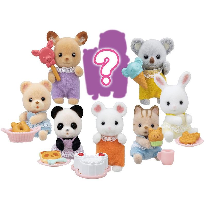 Figura-de-Acao---Sylvanian-Families---Bebe-Sobremesa---Surpresa---Epoch-0