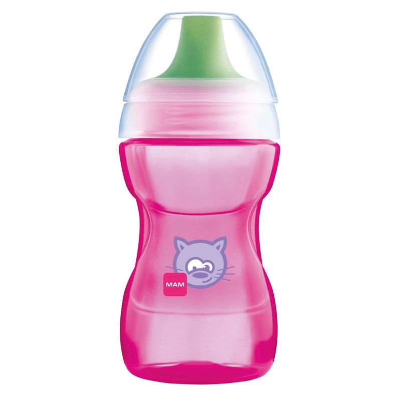 Copo-de-Treinamento-com-Bocal-Rigido-270ml-Rosa-MAM