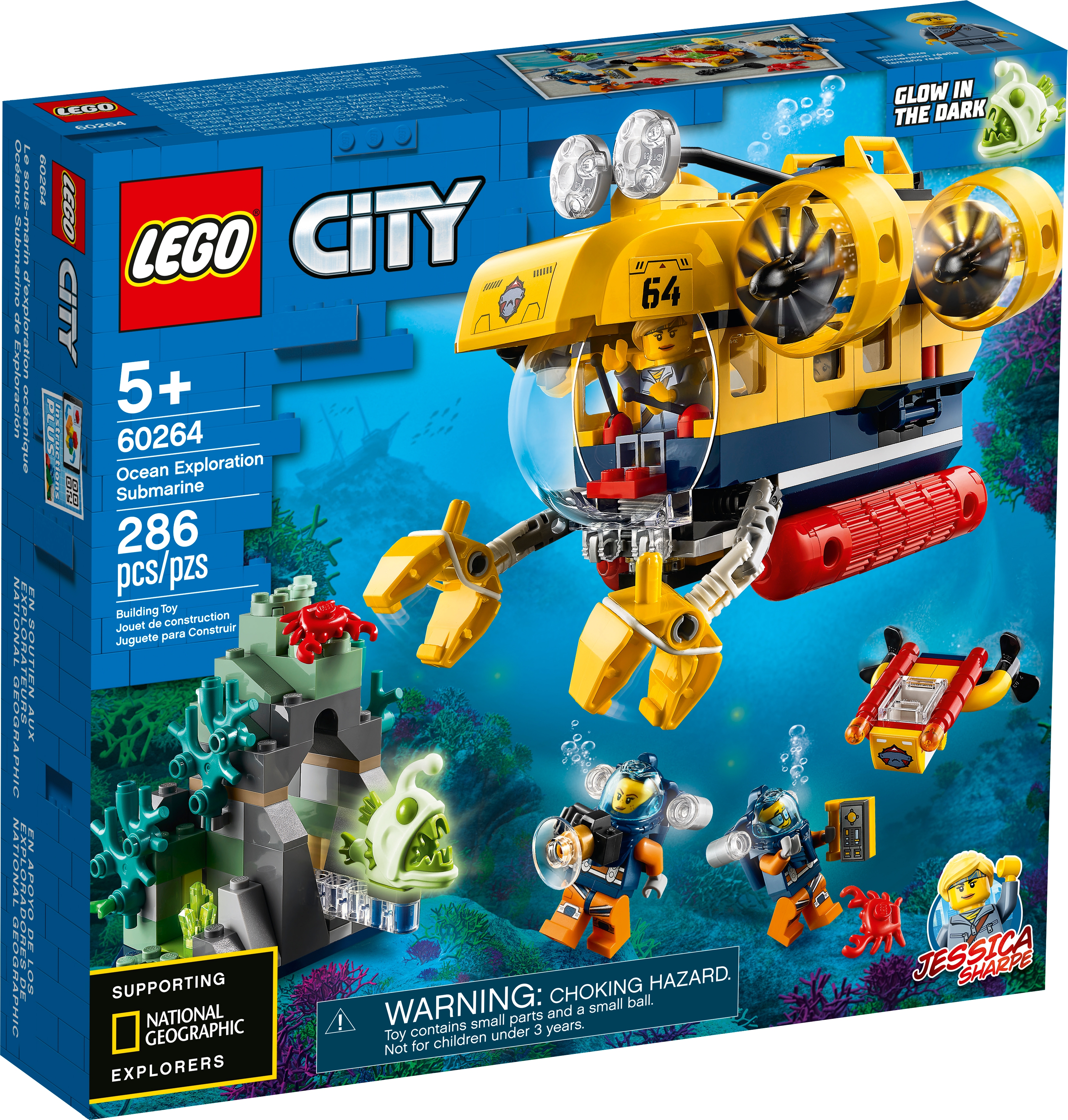Lego City Submarino de Exploração do Oceano 60264 - Ri Happy