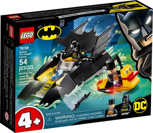 Lego DC Batman Perseguição de Pinguim em Batbarco! 76158