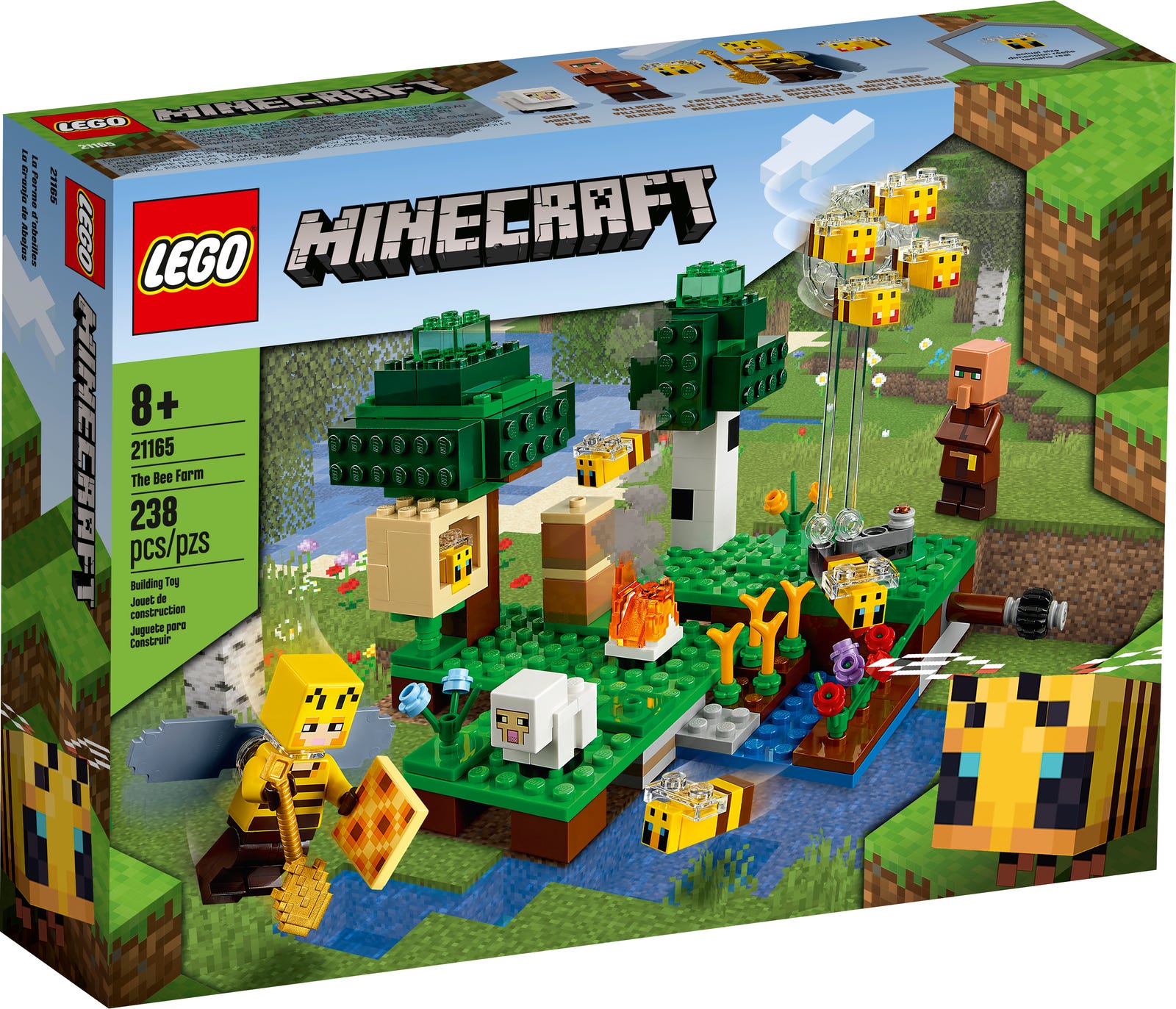 Lego Minecraft A Fazenda das Abelhas 21165 - Ri Happy
