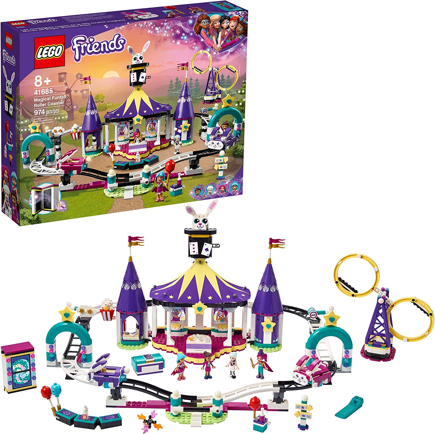 Lego Friends Montanha-Russa Mágica da Feira de Diversões - Ri Happy