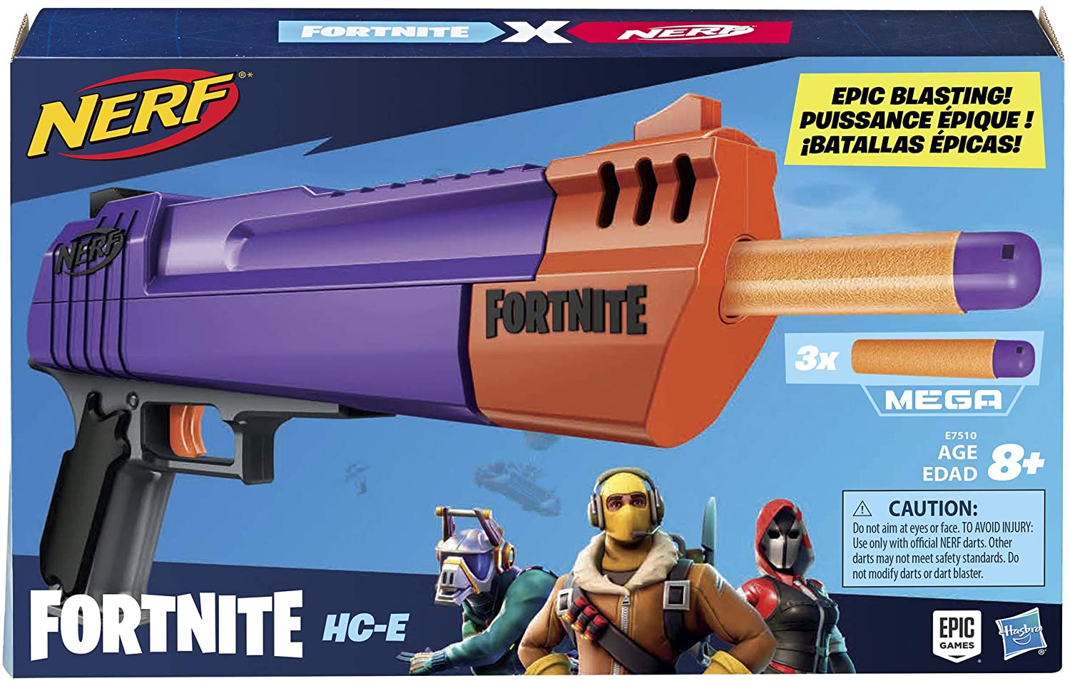 Nerf fortnite imitação de armas HC-E hasbro - AliExpress