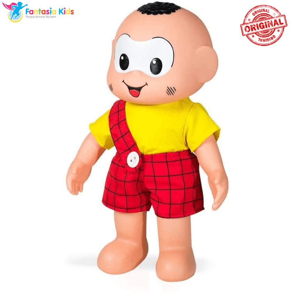 Boneco Cascão Da Turma Da Mônica 36 Cm Articulado Ri Happy 6990