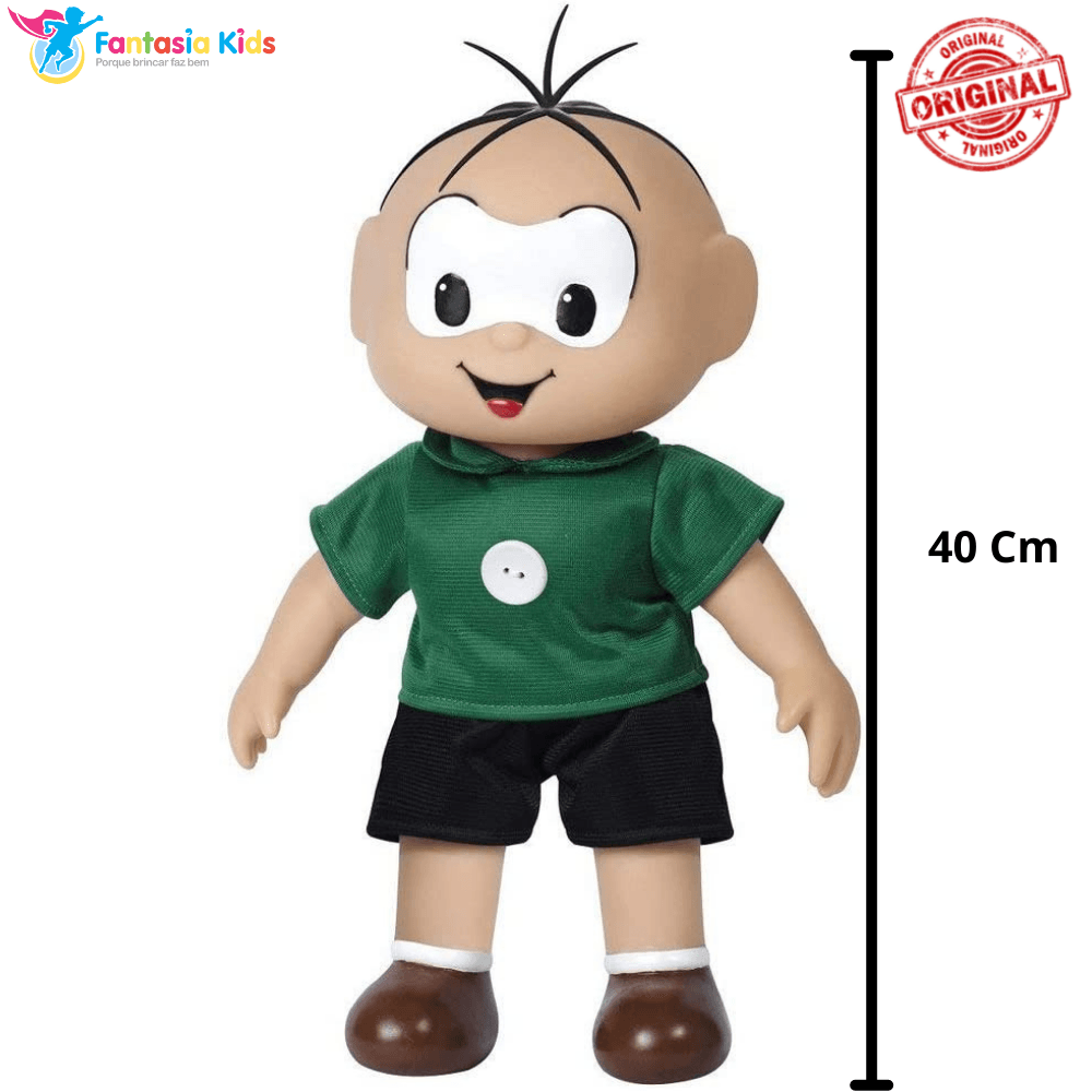 Boneco Cebolinha Da Turma Da Mônica 40 Cm Articulado Ri Happy 2969