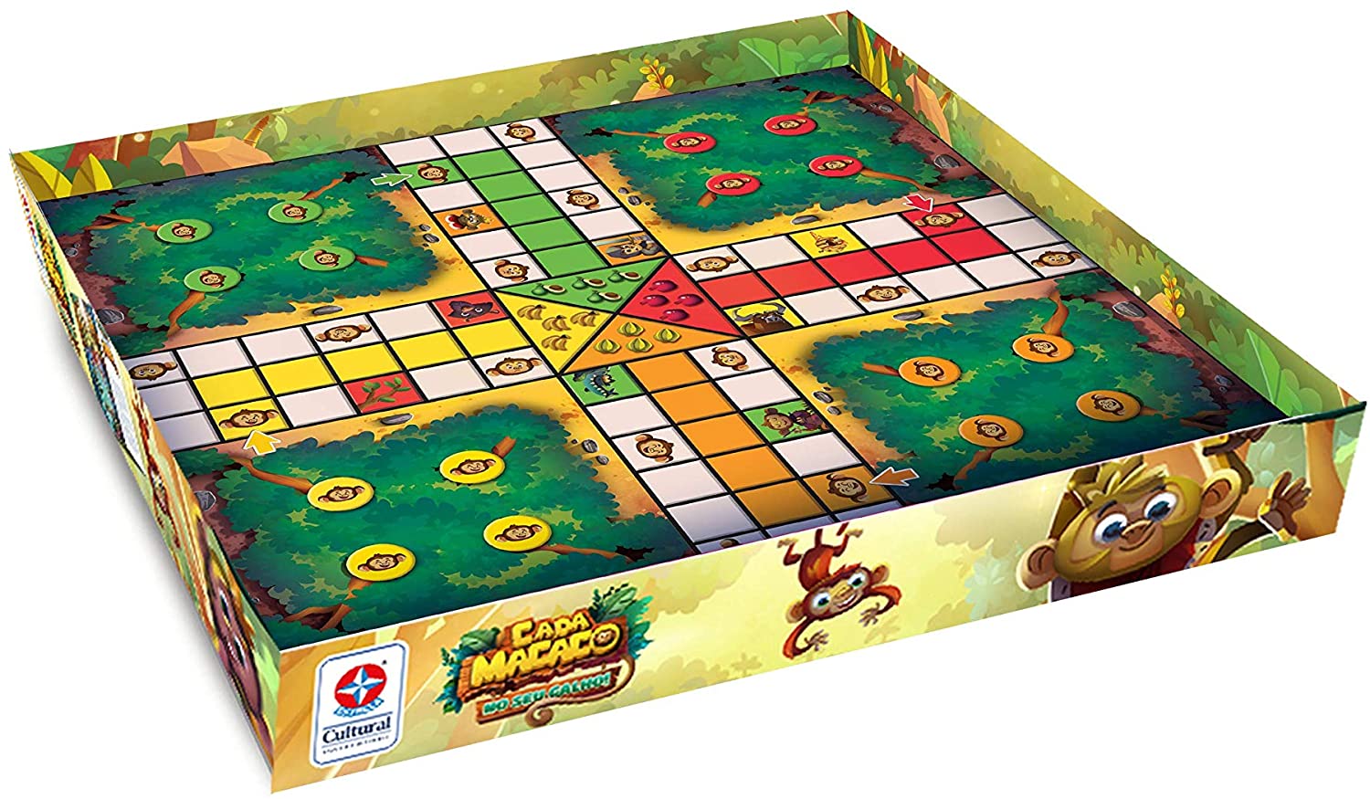 Jogo Infantil Pula Macaco Cada Macaco No Seu Galho - Compre Agora