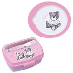 kit-minimi-lancheira-com-garfinhos-e-pratinho-toddler-urso-rosa_frente