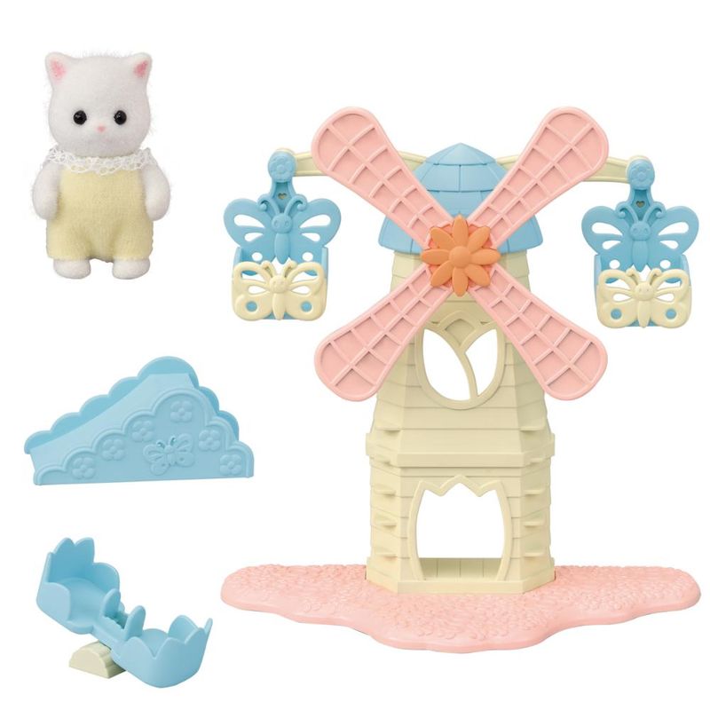 Parque-Infantil---Sylvanian-Families---Bebe-Gato-Persa---Epoch-0