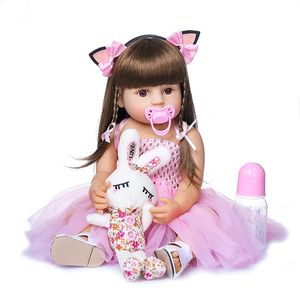 Bebê Reborn Menino Realista 100% Silicone 57cm - Edu - Ri Happy