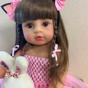 Bebê Reborn Menina Realista 100% Silicone 57cm - Unicórnio - Ri Happy