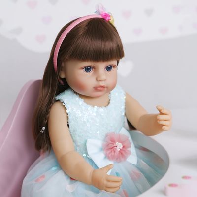 Bebê Reborn Menino Realista 100% Silicone 57cm - Edu - Ri Happy