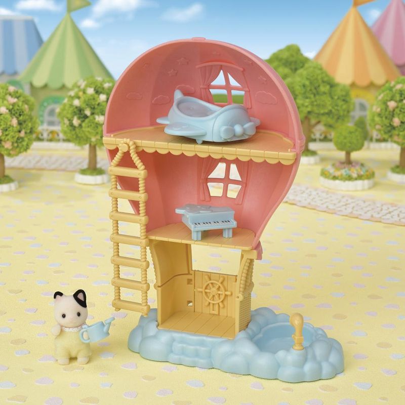 Casinha-Balao---Sylvanian-Families---Bebe-Gato-Malhado---Epoch-3