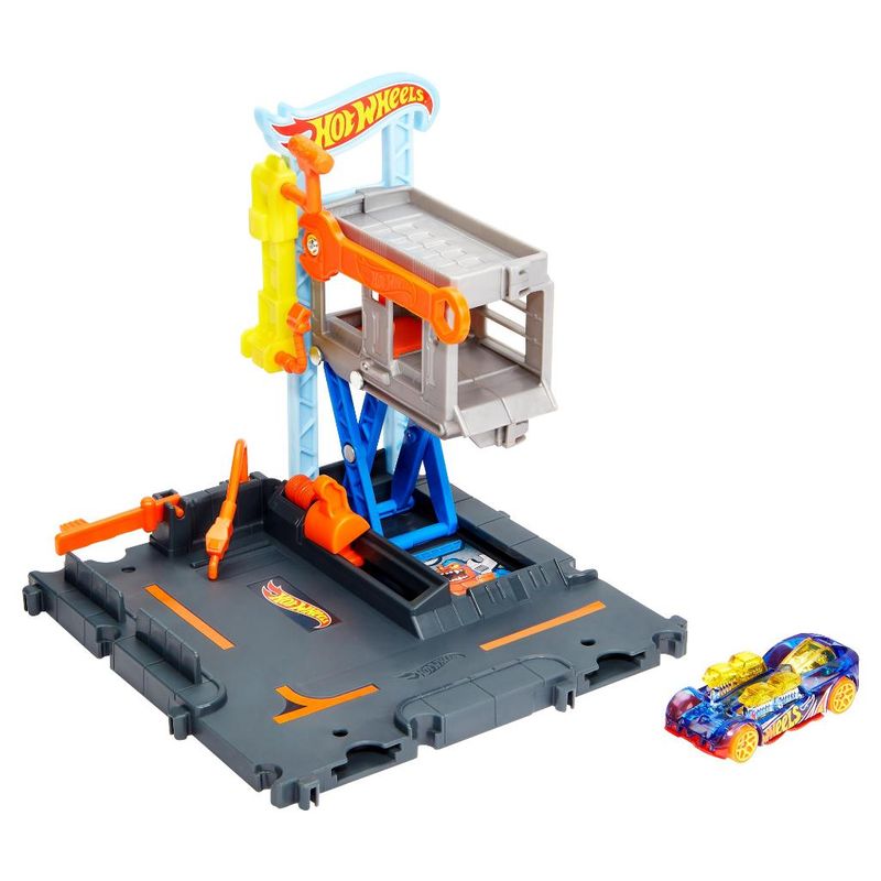 Playset-e-Mini-Veiculo---Hot-Wheels---City-Nemesis---Oficina-de-Reparos---Mattel-1