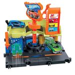 Pista-de-Percurso-e-Mini-Veiculo---Hot-Wheels---City---Lava-Rapido---Mattel-1