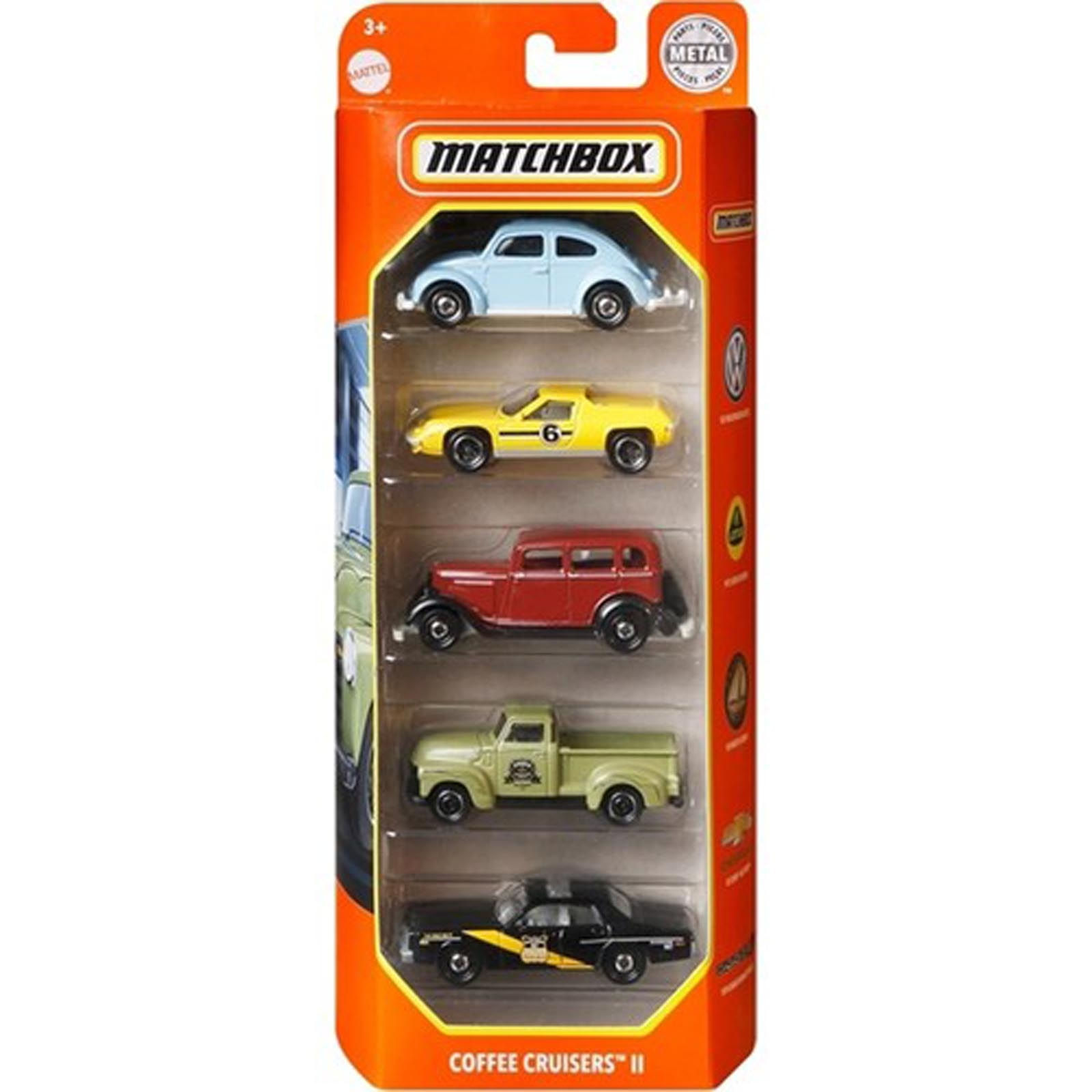 Pack 5 Matchbox - Coffee Cruisers II - GVY38 - Ri Happy