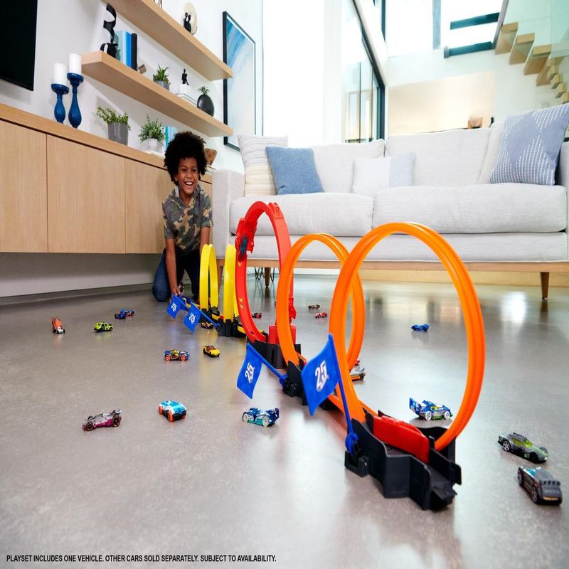 Pista-de-Percurso-e-Mini-Veiculo---Hot-Wheels---Corrida-Multiloop---Mattel-10