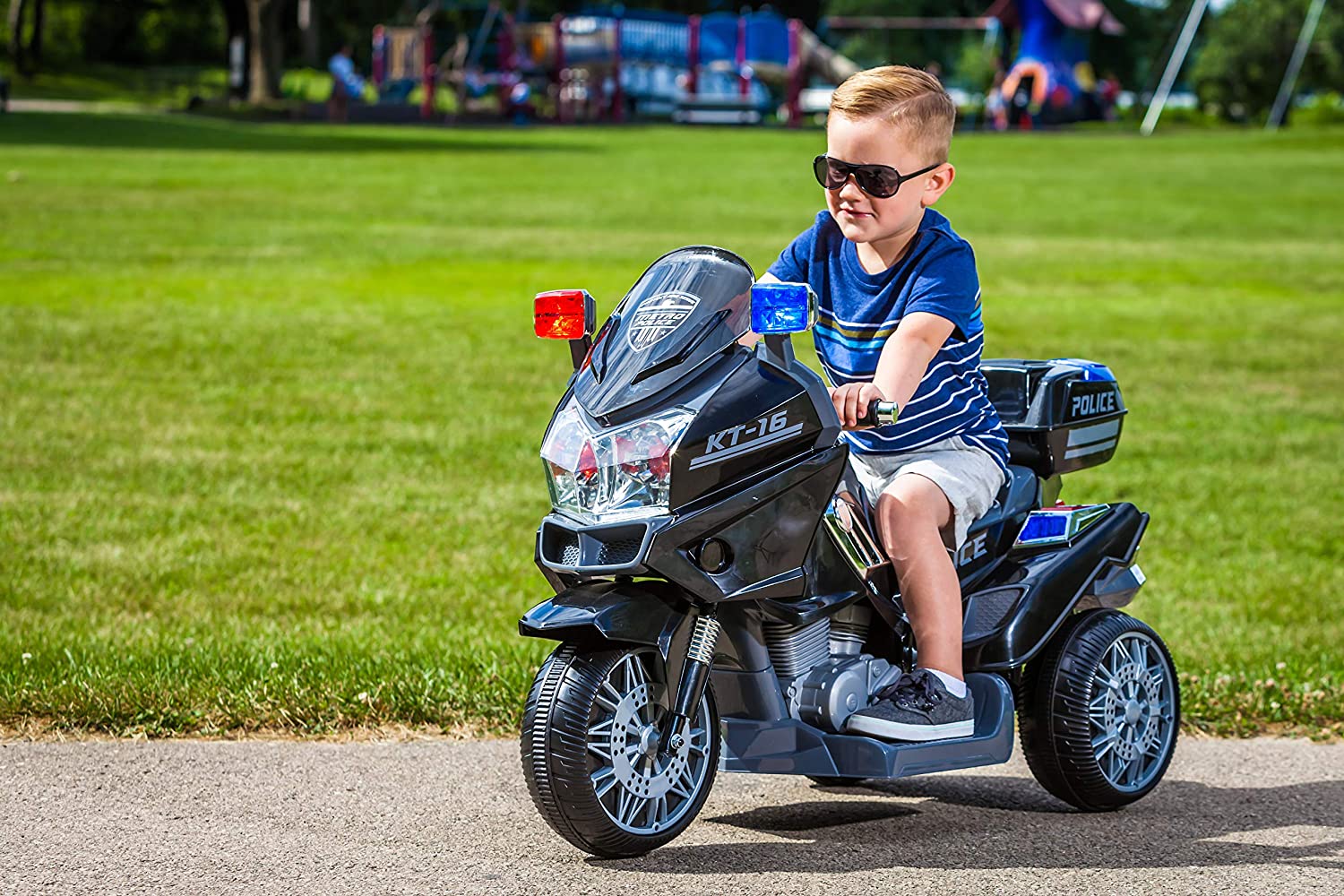 Moto Eletrica Policial Infantil