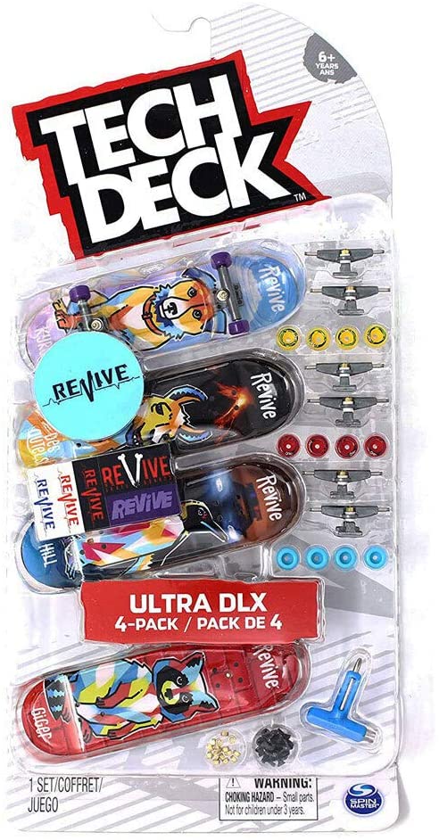 Skate de Dedo Tech deck Ultra Revive Com 4 Skates - Sunny - Skate de Dedo -  Magazine Luiza