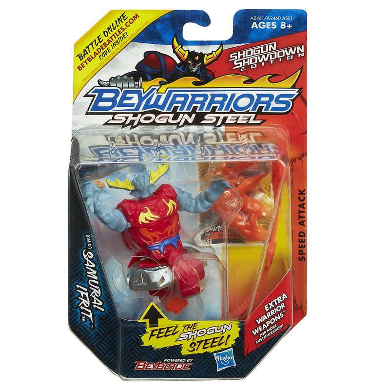 Embalagem-Piao-de-Batalha-Beyblade-Beywarrior-Shogun-Steel-Samurai-Ifrit-Vermelho-Hasbro