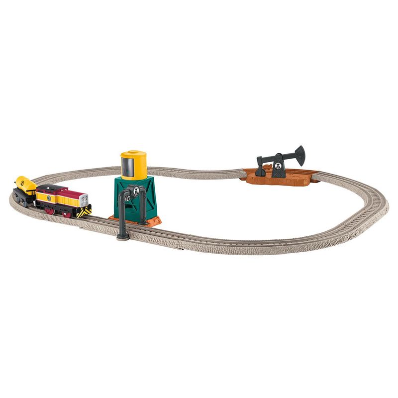 Ferrovia-Thomas---Friends-Acao-no-Trilhos-Pump-e-Fill-Oil-Works-Set-Fisher-Price