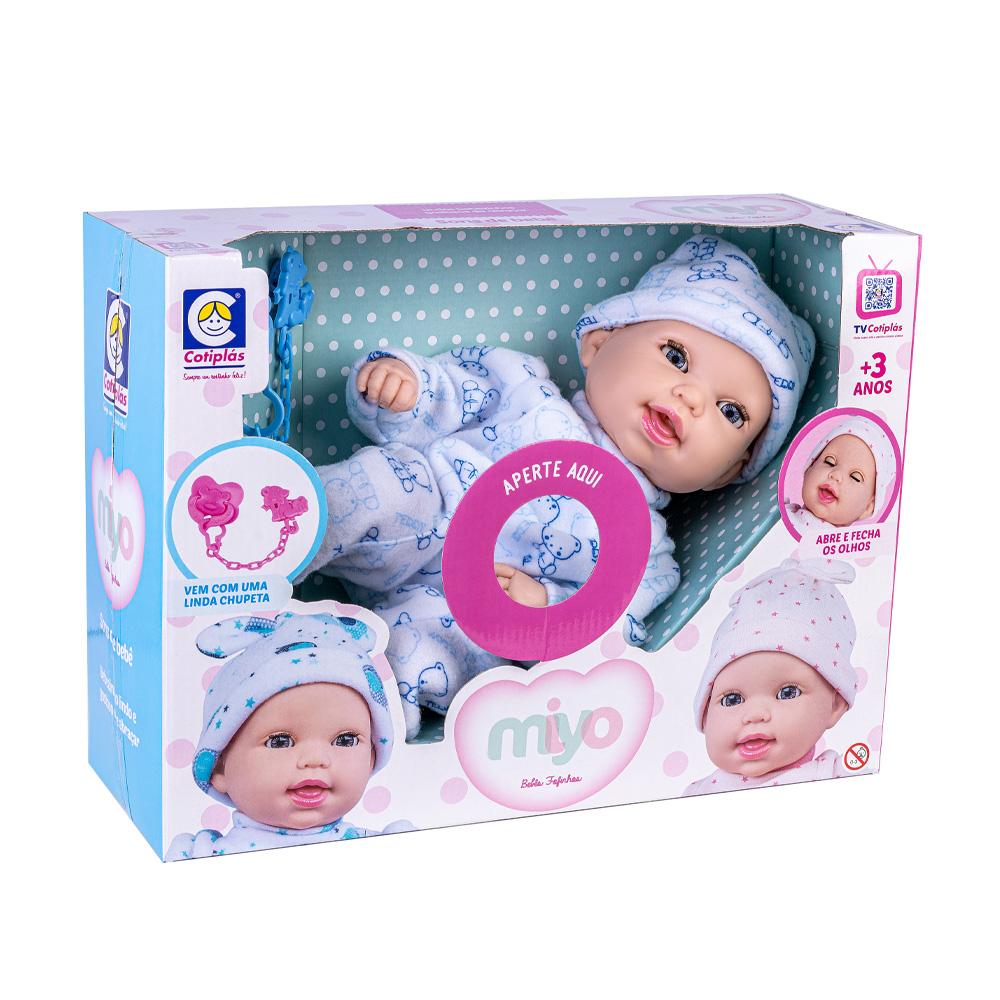 Boneca Bebê - Reborn - Ninos - Menino - Cotiplás - Ri Happy