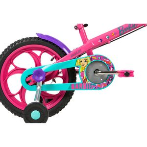 Bicicleta Caloi Barbie Infantil - Aro 16 - Pink