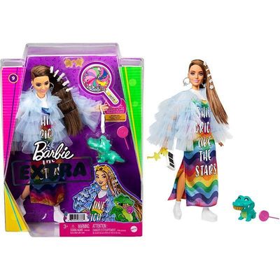 Boneca Barbie com Vestido Azul - Bumerang Brinquedos