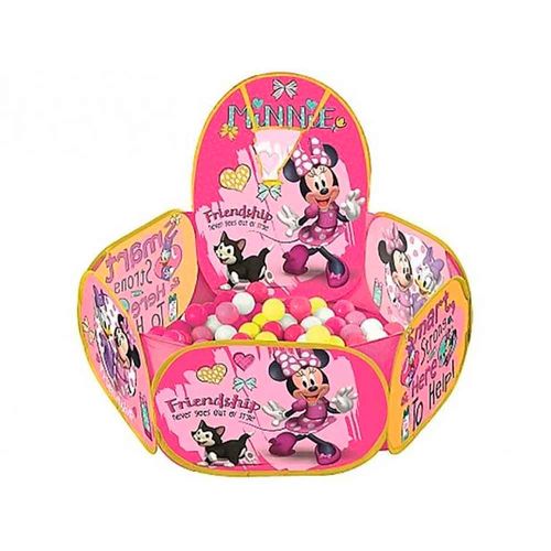 Piscina de Bolinha Minnie com 100 Bolinhas Disney Zippy Toys