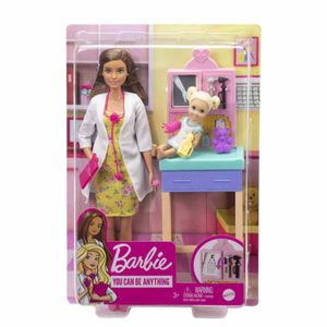 Boneca - Barbie - Cadeirante - Roupa Xadrez - Mattel - Ri Happy