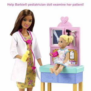 Boneca - Barbie - Cadeirante - Roupa Xadrez - Mattel - Ri Happy