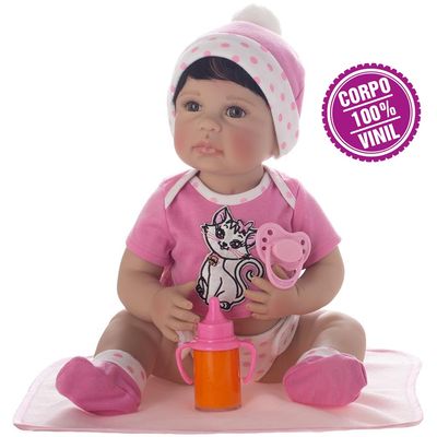 Bebê Reborn silicone vinil corpo inteiro