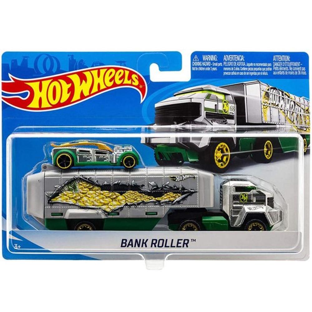 Caminhão de Transporte Hot Wheels com Carrinho - Super Rigs