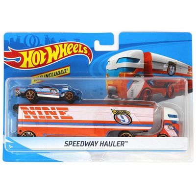 Caminhão de Transporte Hot Wheels com Carrinho - Super Rigs