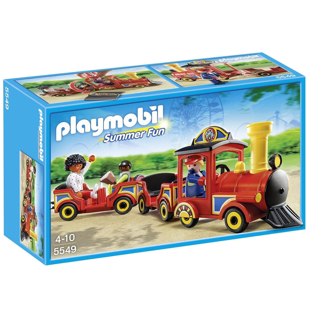 5549 Playmobil - Parque de Diversões - Trenzinho com Crianças - Ri