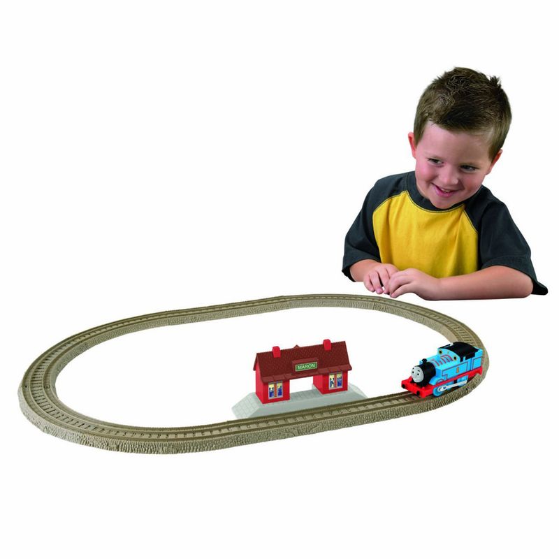 FerroviaThomasFriendsTrackmasterCircuitoEstacaodeMaronFisherPrice