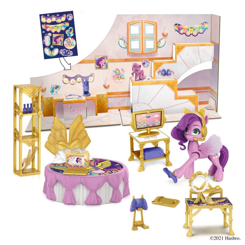 Conjunto Revelação do Quarto Real - My Little Pony - Pincesa Petals - Hasbro