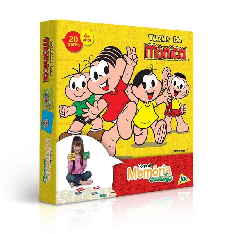 Jogo da Memória Turma da Mônica Brinquedo Educativo - Jak