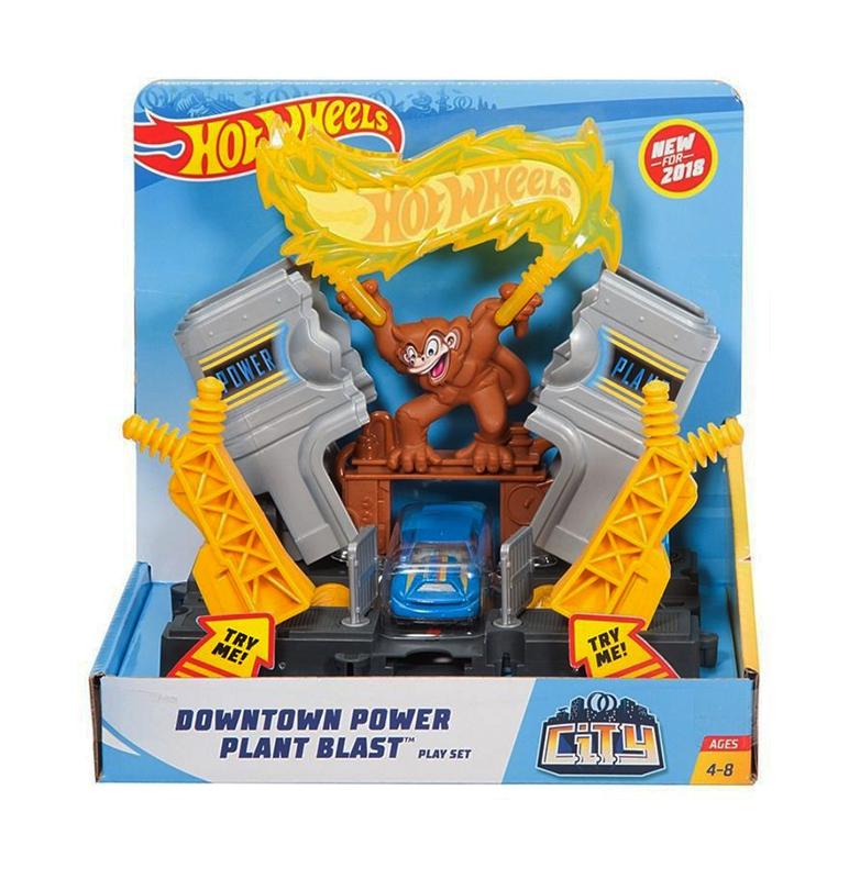 Pista Hot Wheels Usina Elétrica Mattel Ri Happy