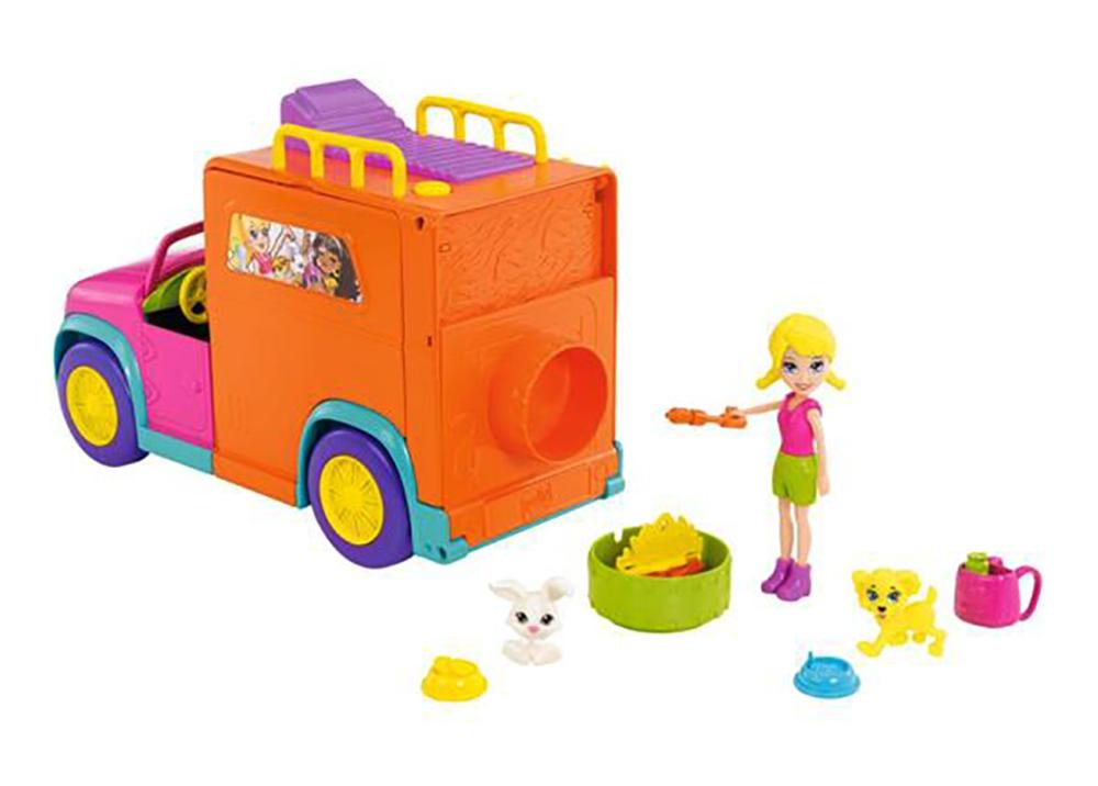 Polly Pocket - Carro de Acampar - Mattel - Ri Happy