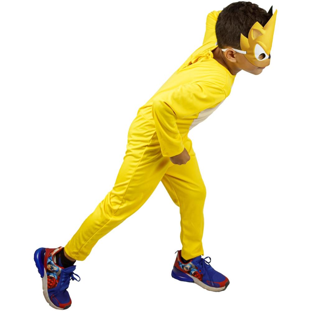 Fantasia Tails Sonic Infantil Curta Com Máscara - Ri Happy