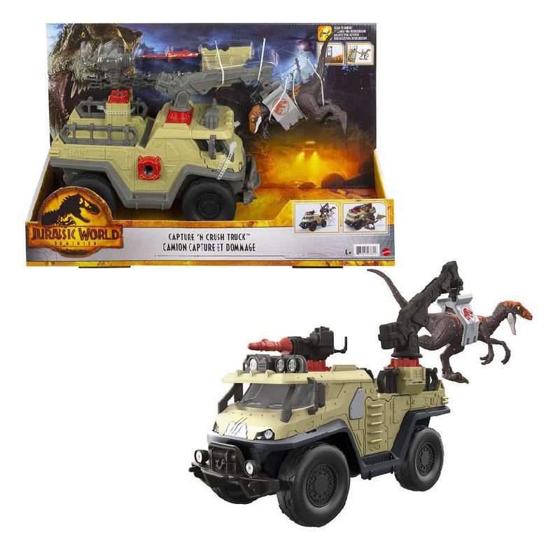 Veiculo-de-Captura-e-Figura-de-Acao---Jurassic-World----N-Crush-Truck---Mattel-3