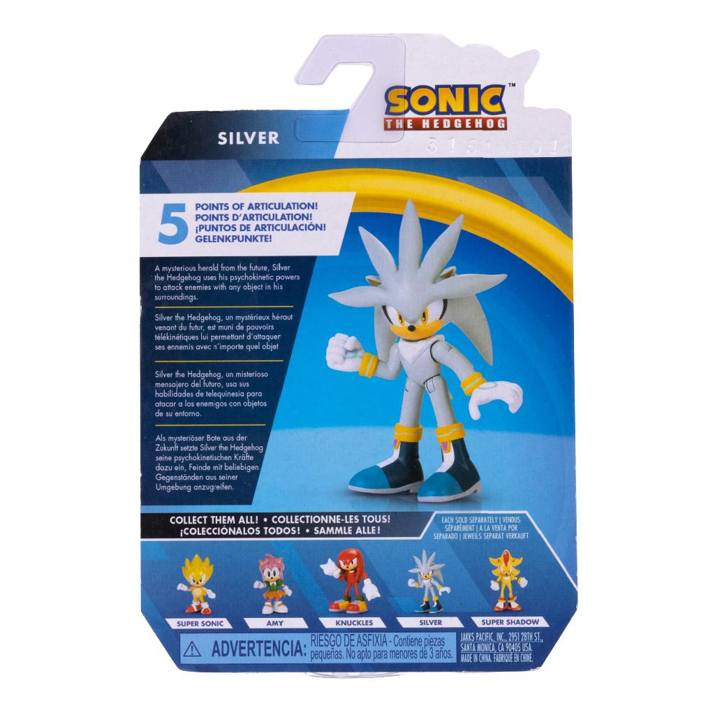 Sonic - Boneco do Silver - 3402 - Candide - Real Brinquedos