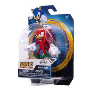 Mini Figura - Colecionavel - Sonic The Hedgehog - Knuckles the Echidna -  6.3 cm - Candide - Ri Happy
