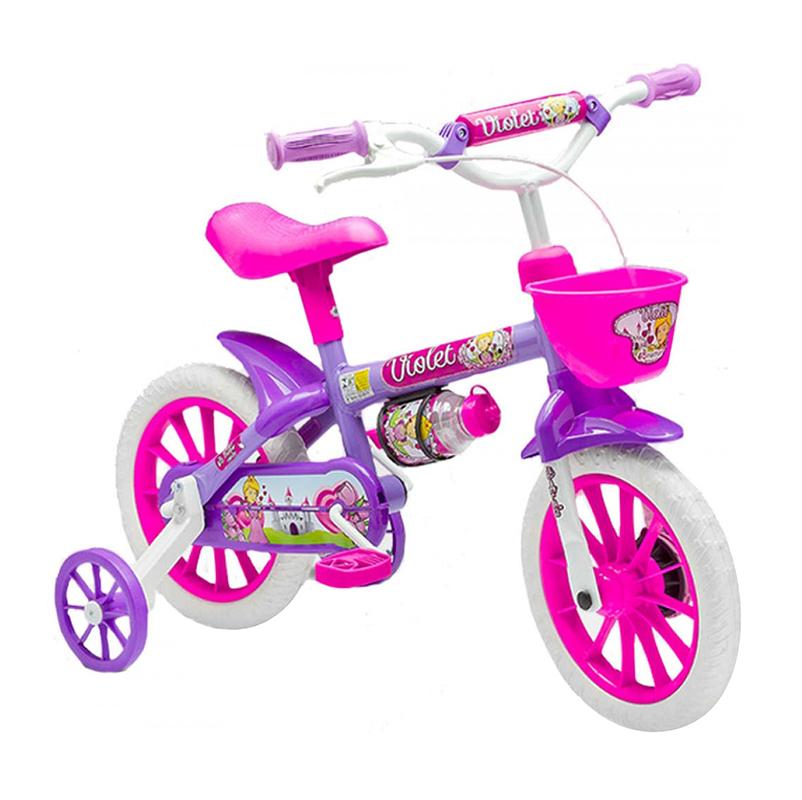 Bicicleta Aro 12 Violet Nathor Ri Happy