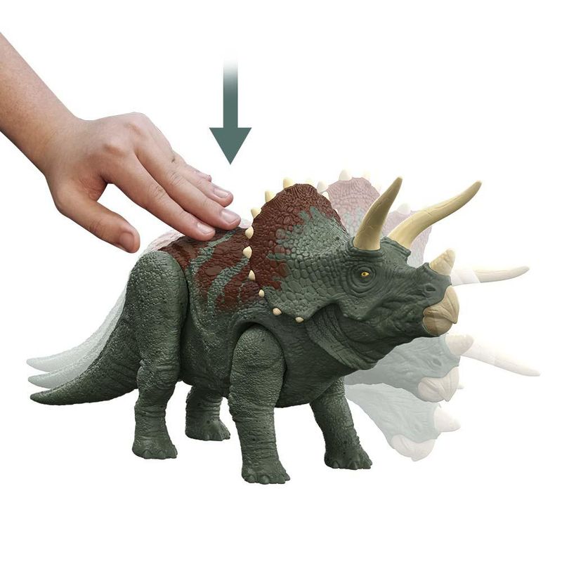 Figura-de-Acao---Jurassic-World---Triceratops---Ruge-e-Ataca---17cm---Mattel-4