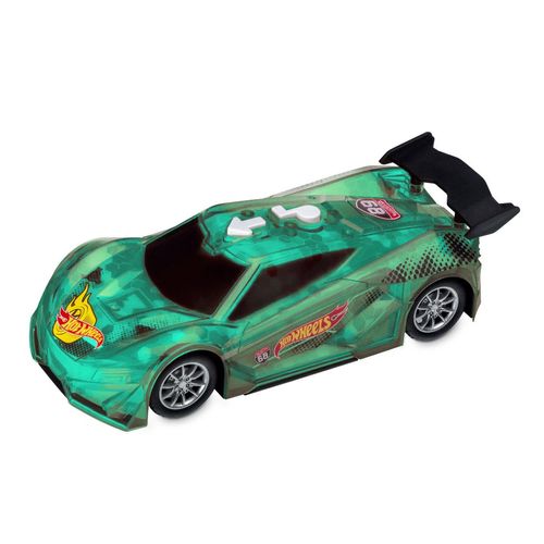 Carro Turbo - Hot Wheels - com Luz e Som - Multikids - Verde