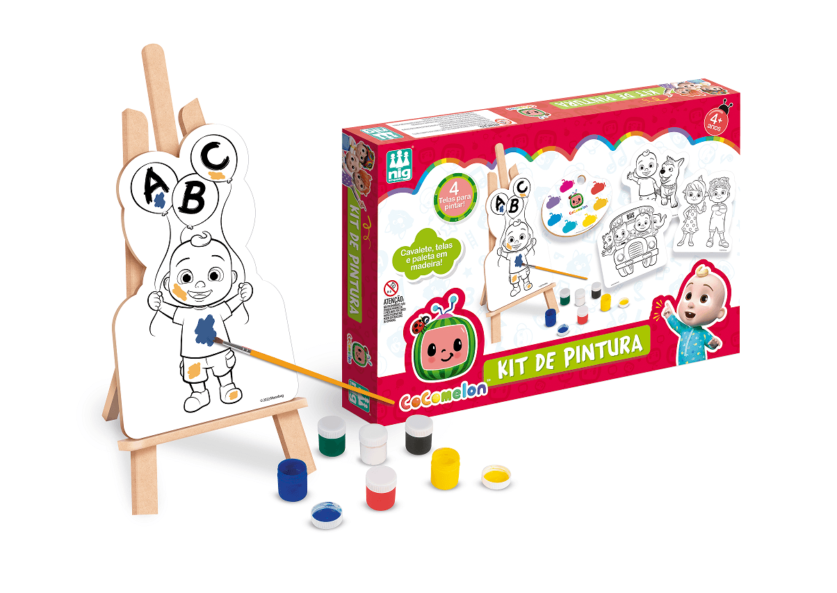 Jogo kit pintura - patrulha canina - Nig - Kit de Pintura Infantil