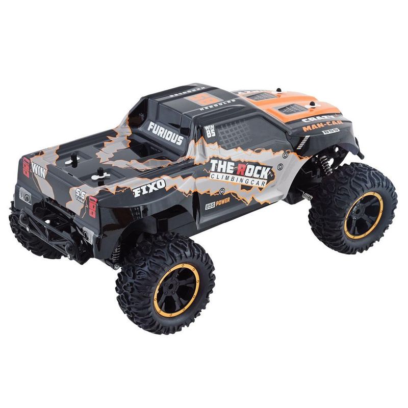 Brinquedo RC Carro Controle Remoto The Rock 7 Funcoes 3575