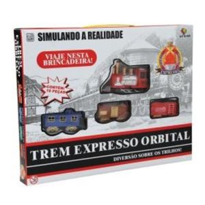 Auto Pista Trilho Trem Elétrico Bala Ferrorama - PicaPau - Ri Happy