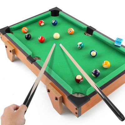 BRINQUEDO SINUCA INFANTIL MESA DE BILHAR JOGO GRANDE 52CM COM PES DE CHAO E  MESA SNOOKER CRIANÇAS EM MADEIRA - Ri Happy